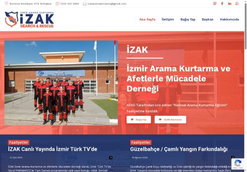 İzmir Arama Kurtarma Derneği - Ana Sayfa - İZAK