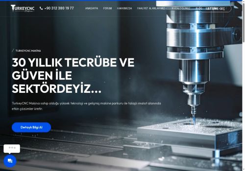 0312 380 19 77 - TurkeyCNC Makina - CNC Talaşlı İmalat
