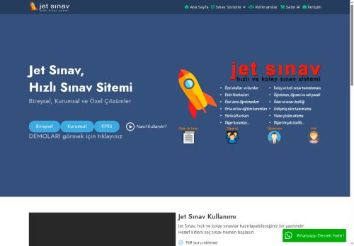 Jet Sınav Online Sınav Sistemi