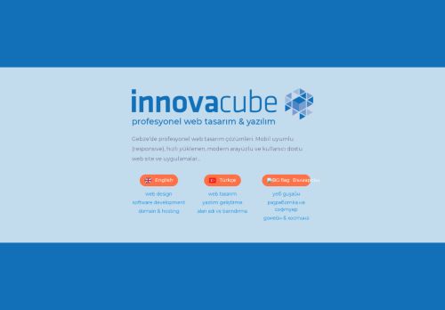 web tasarım & yazılım, seo/sem hizmetleri | innovacube