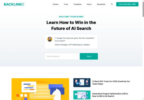 Backlinko: SEO, Content Marketing, & Link Building Strategies