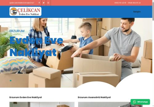 Çelikcan Nakliyat Erzurum Evden Eve Nakliyat Ev ve Ofis Taşıma