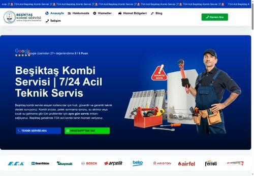 Beşiktaş Levent Kombi Servisi | Aynı Gün Hızlı Kombi Tamiri - Anasayfa