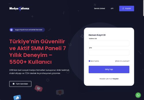 Medyacafemx.com Sosyal Medya Bayilik Paneli - Ucuz SMM Panel
