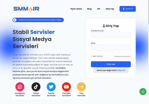 SMM Panel | En Kaliteli Sosyal Medya Bayilik Ve Takipçi Paneli