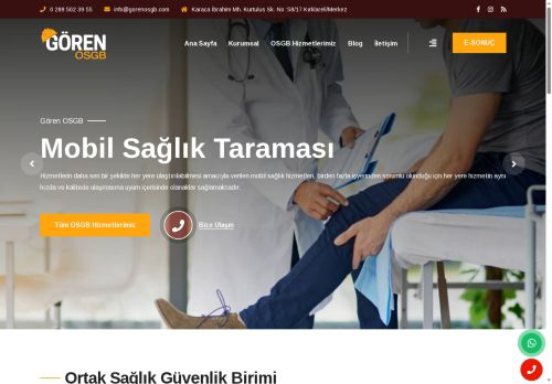 Kırklareli İşyeri Hekimi - Kırklareli Gören OSGB - Kırklareli İş Güvenliği Uzmanı