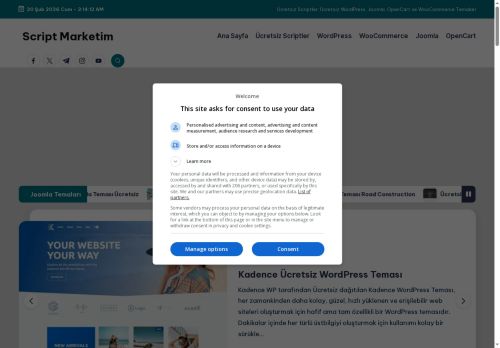 Script Marketim Ücretsiz Scriptler WordPress ve OpenCart Temaları
