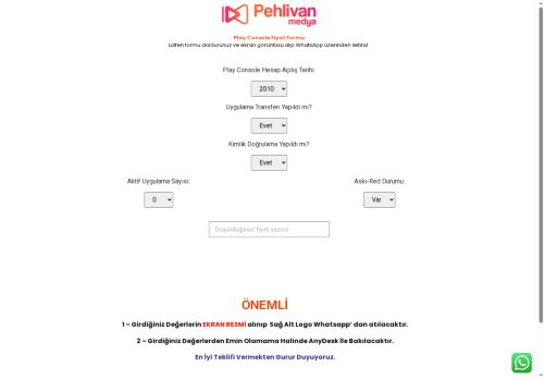 Google Play Console Pehlivan Medya – Google Play Console Pehlivan Medya