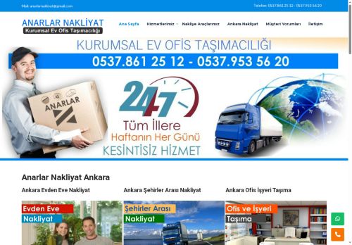 Ankara Evden Eve Nakliyat | Kurumsal Ev Ofis Taşıma - Ankara Nakliyat