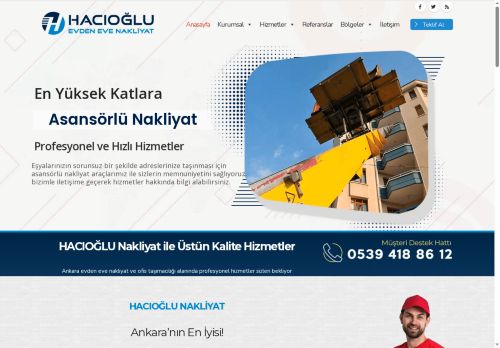 0539 418 86 12 - Ankara Evden Eve Nakliyat - Hacıoğlu Nakliyat