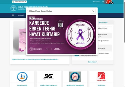 SAĞLIKTA KALİTE, AKREDİTASYON VE ÇALIŞAN HAKLARI DAİRE BAŞKANLIĞI