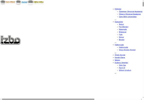 İzmir Bilim Olimpiyatları | İZBO