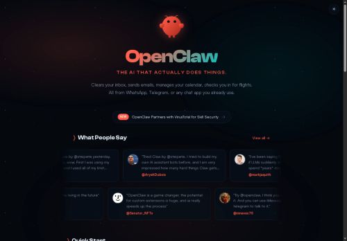 OpenClaw — Personal AI Assistant