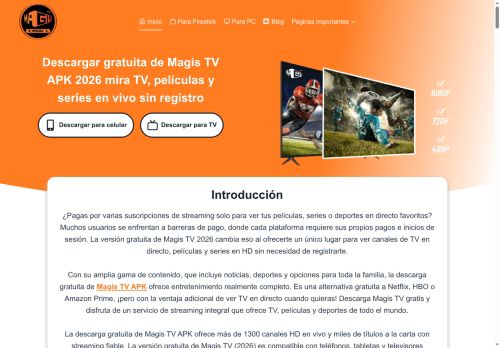 Descargar Magis TV APK Gratis | Última Versión Android 2026