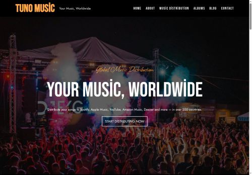 Your Music, Worldwide - Tuno Music