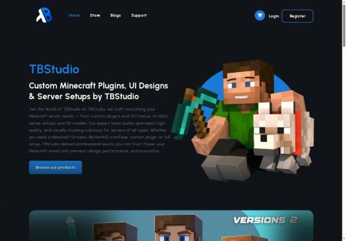 Custom Minecraft Plugins, UI Designs & Server Setups by TBStudio - TBStudio