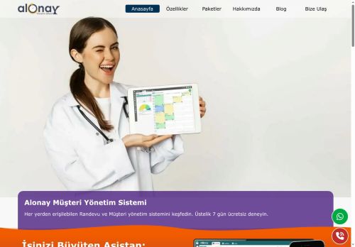 Alonay - Randevu Takip ve Müşteri Yönetim Programı