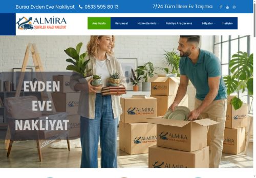 Almira Evden Eve Nakliyat Bursa Şehirler Arası Evden Eve Nakliye