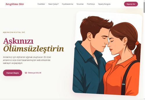 Sevgilime Site — Aşkınızın Dijital Evi
