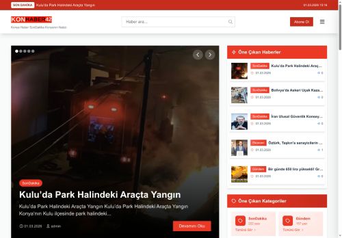 Konya Haber SonDakika Konyanın Nabzı - Konya Haber