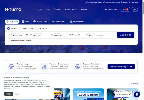 Tatilini Turna ile Planla - Fırsatlara Seyahat