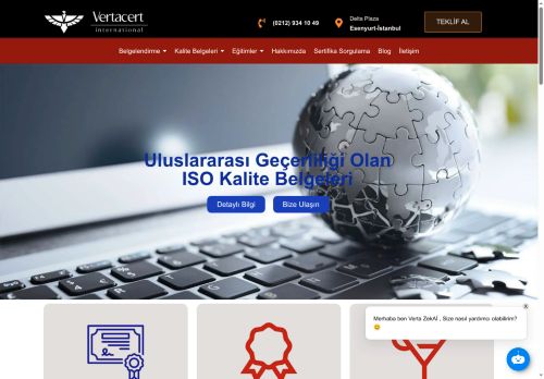 Uluslararası Belgelendirme Kuruluşu - Vertacert Belgelendirme