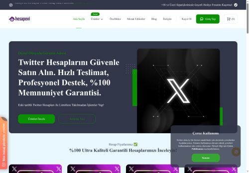 Hesapevi - Twitter Hesapları (%100 Güvenilir & Kaliteli)