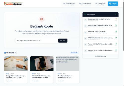 08.04.2026 16:36:36 - Toplu Liste