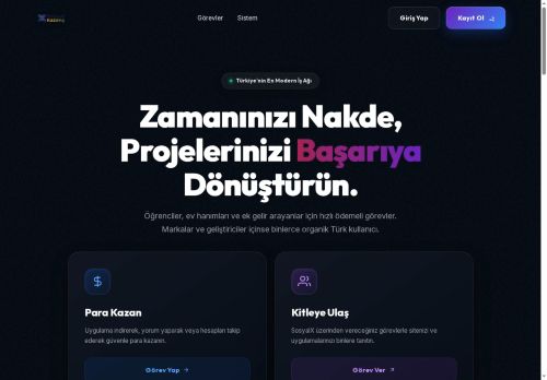 Görev Yap Para Kazan | SosyalKazanç Resmi Sitesi