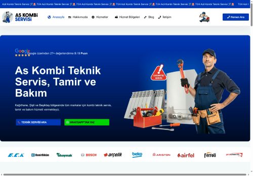 As Kombi Servisi | Kağıthane Şişli Beşiktaş Kombi Servisi - Anasayfa