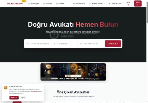 Avukat Ara, Avukat Bul, AvukatTürk.net