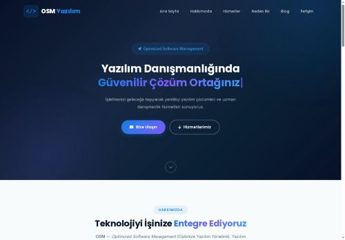 Yazılım danışmanlığında güvenilir çözüm ortağınız. - OSM Yazılım | Optimized Software Management