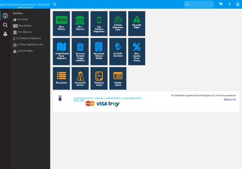 BAYAT BELEDİYE BAŞKANLIĞI E-BELEDİYE UYGULAMASI