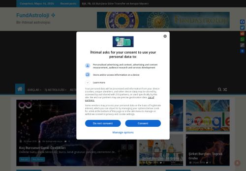FundAstroloji ✥ – Bir ihtimal astrolojisi