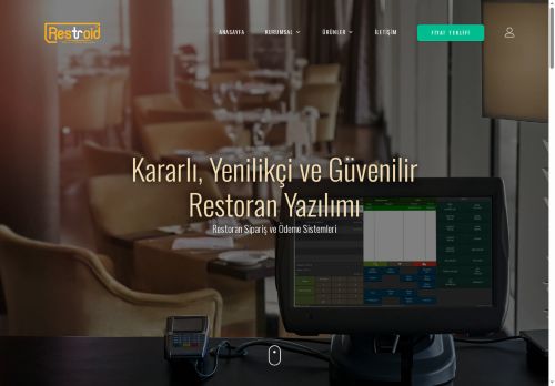 Restroid POS Sipariş Sistemi | Restoran Otomasyonu ve Adisyon Programı