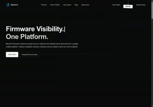 Upserra | Firmware Monitoring Platform for Multi-Vendor Devices