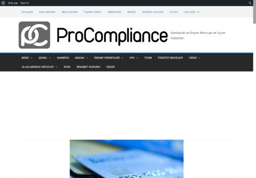 ProCompliance – Bankacılık ve Finans Mevzuat ve Uyum Haberleri
