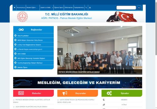 Patnos Mesleki Eğitim Merkezi - AĞRI / PATNOS
