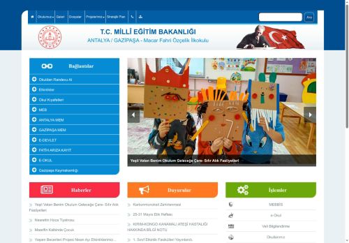 Macar Fahri Özçelik İlkokulu - ANTALYA / GAZİPAŞA