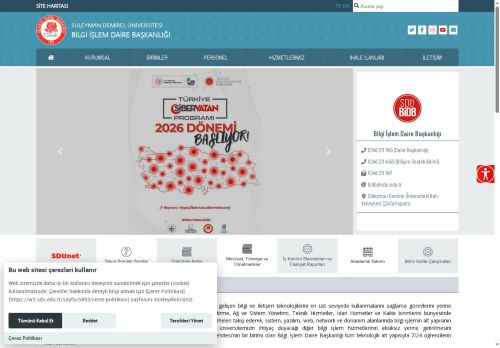 Süleyman Demirel Üniversitesi - Dokümanlar - Bilgi İşlem Daire Başkanlığı
