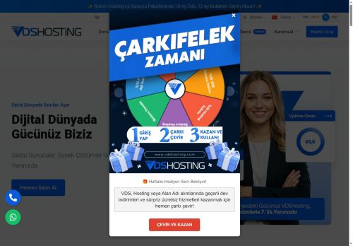 VDS HOSTİNG - 
                    Dijital Dünyada Gücünüz Biziz
        