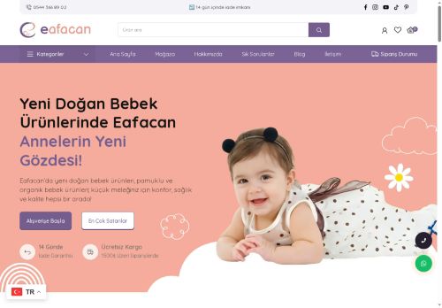 Eafacan • Yeni Doğan Bebek Ürünleri • Annelerin Yeni Gözdesi