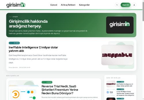 Anasayfa • Girisimin