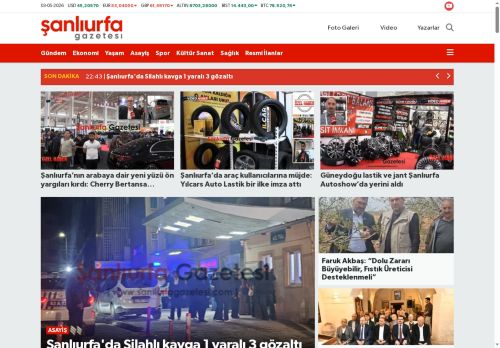 Şanlıurfa Haberleri, Son Dakika ve Güncel Gelişmeler - Şanlıurfa Gazetesi