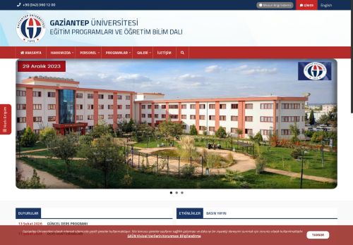 EĞİTİM PROGRAMLARI ve ÖĞRETİM BİLİM DALI
