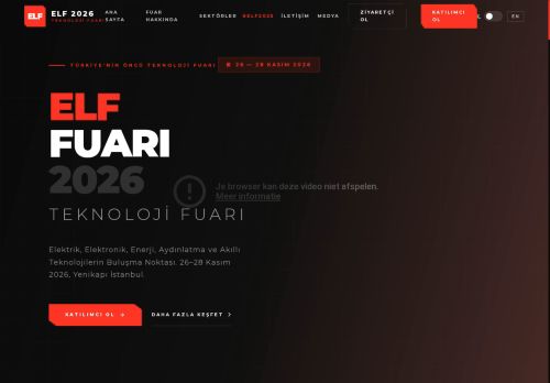 Elf Fuar – Beş Sektör, Tek Vizyon
