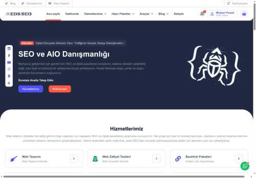 Eds Seo – Web Tasarım – Seo Paketleri – Yapay Zeka Seo