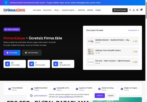 Firma Rehberi – Firma Künye – Ücretsiz Firma Ekle