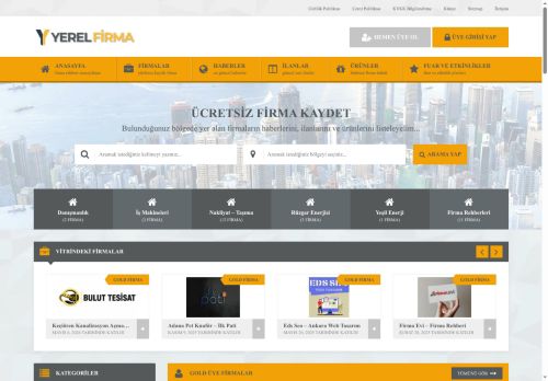 Yerel Firma – Firma Rehberi - Firma Ekle