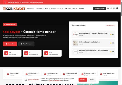 Firma Rehberi – Kobi Kaydet – Ücretsiz Kobi Rehberi